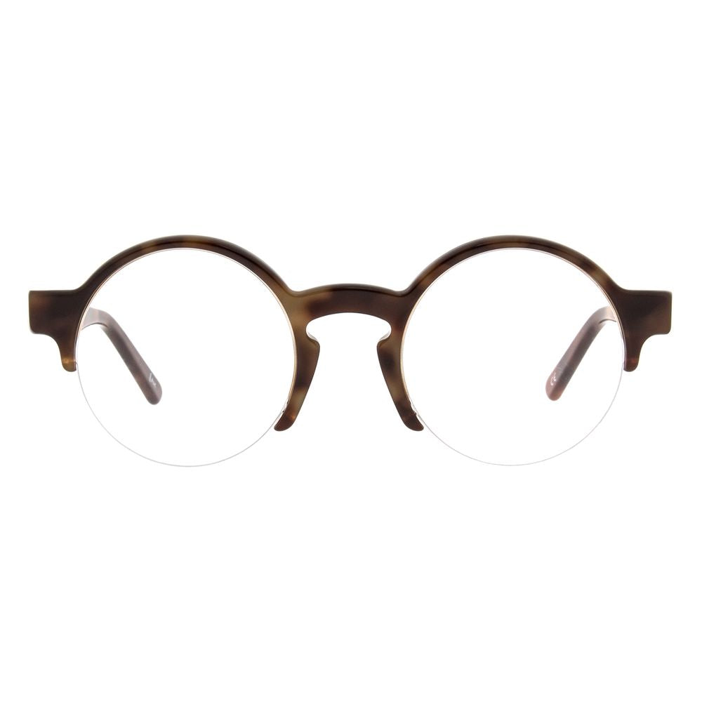 Andy Wolf Brown Acetate Glasses – Unisex Round Frame