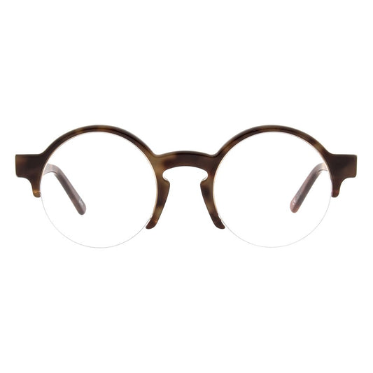 Andy Wolf Brown Acetate Glasses – Unisex Round Frame