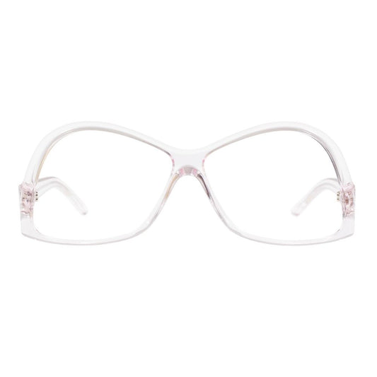 Andy Wolf Women's Transparent Acetate Glasses – Full-Rim Design