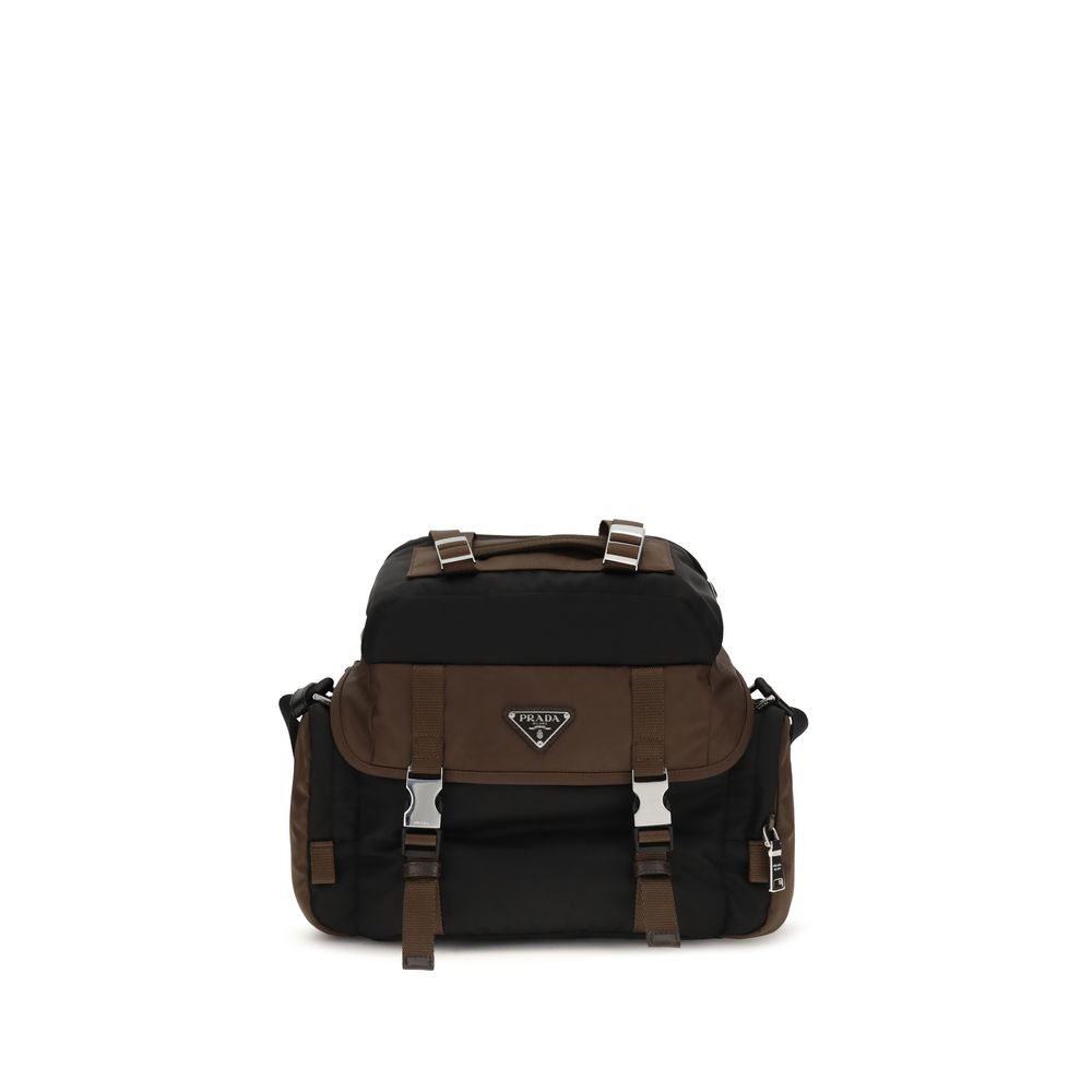 Prada Brown Recycled Explore Shoulder Bag