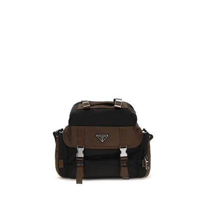 Prada Brown Recycled Explore Shoulder Bag
