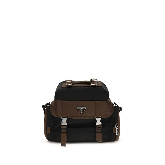 Prada Brown Recycled Explore Shoulder Bag