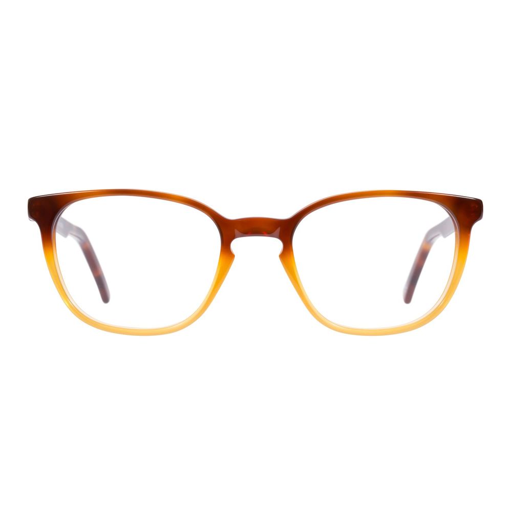 Andy Wolf Unisex Brown Acetate Glasses – Panto Frame