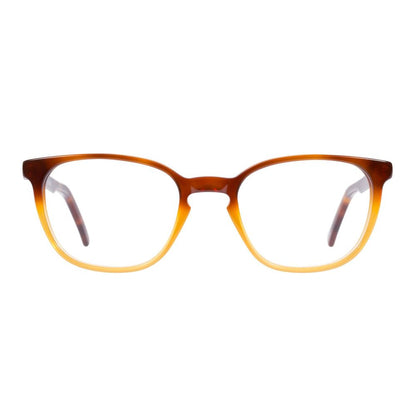 Andy Wolf Unisex Brown Acetate Glasses – Panto Frame
