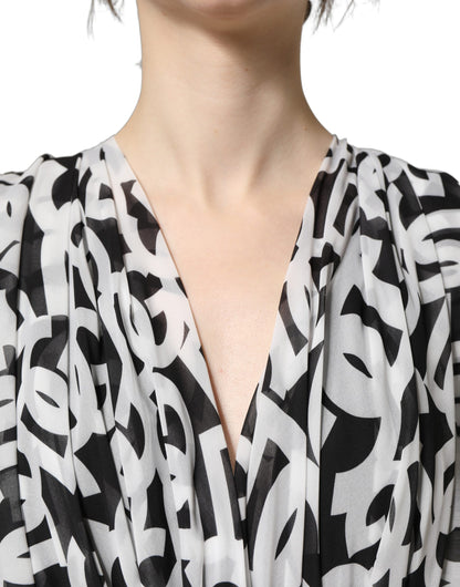 Dolce & Gabbana Logo Sleeveless Floor Length Maxi Dress