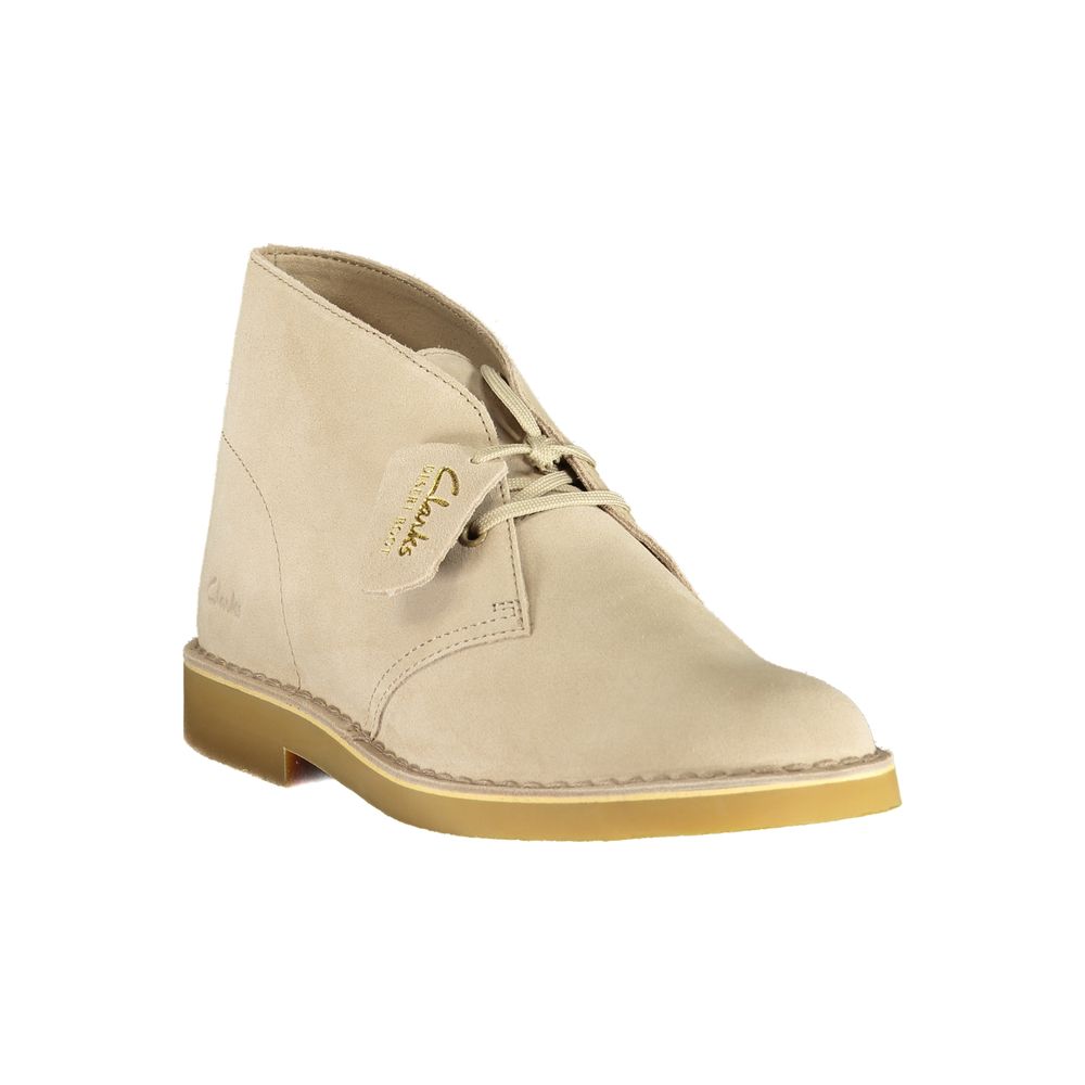 Clarks Beige Suede Men's Ankle Boots