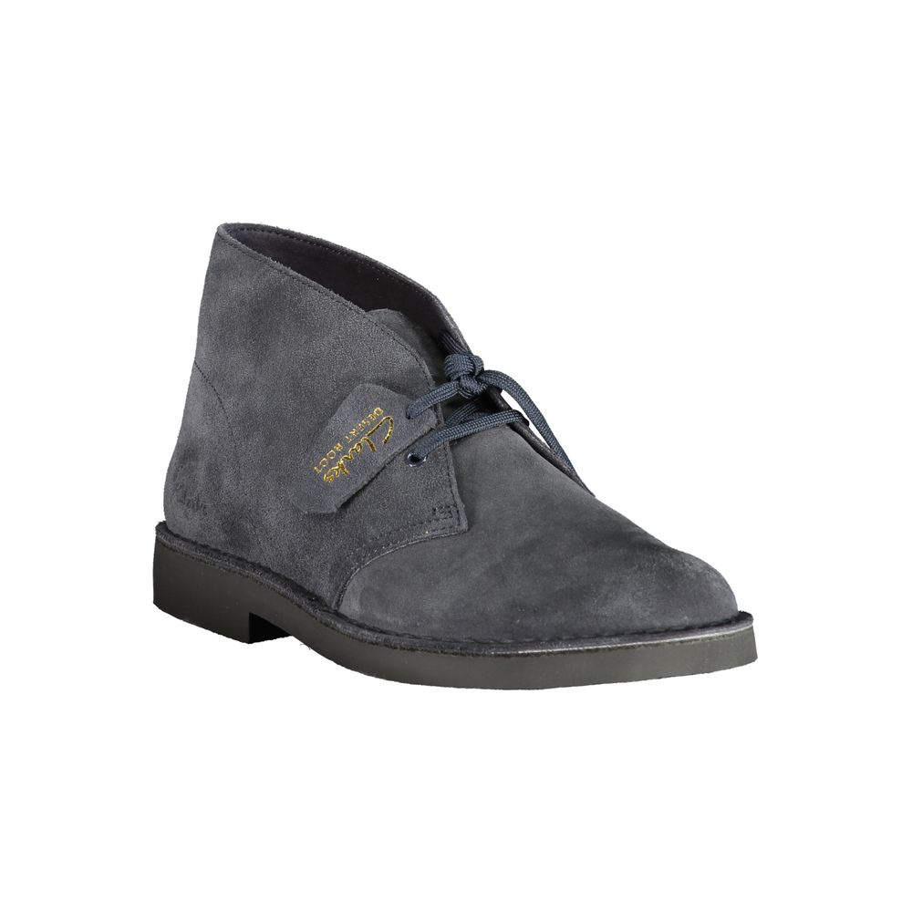 Clarks Blue Leather Men's Ankle Boots