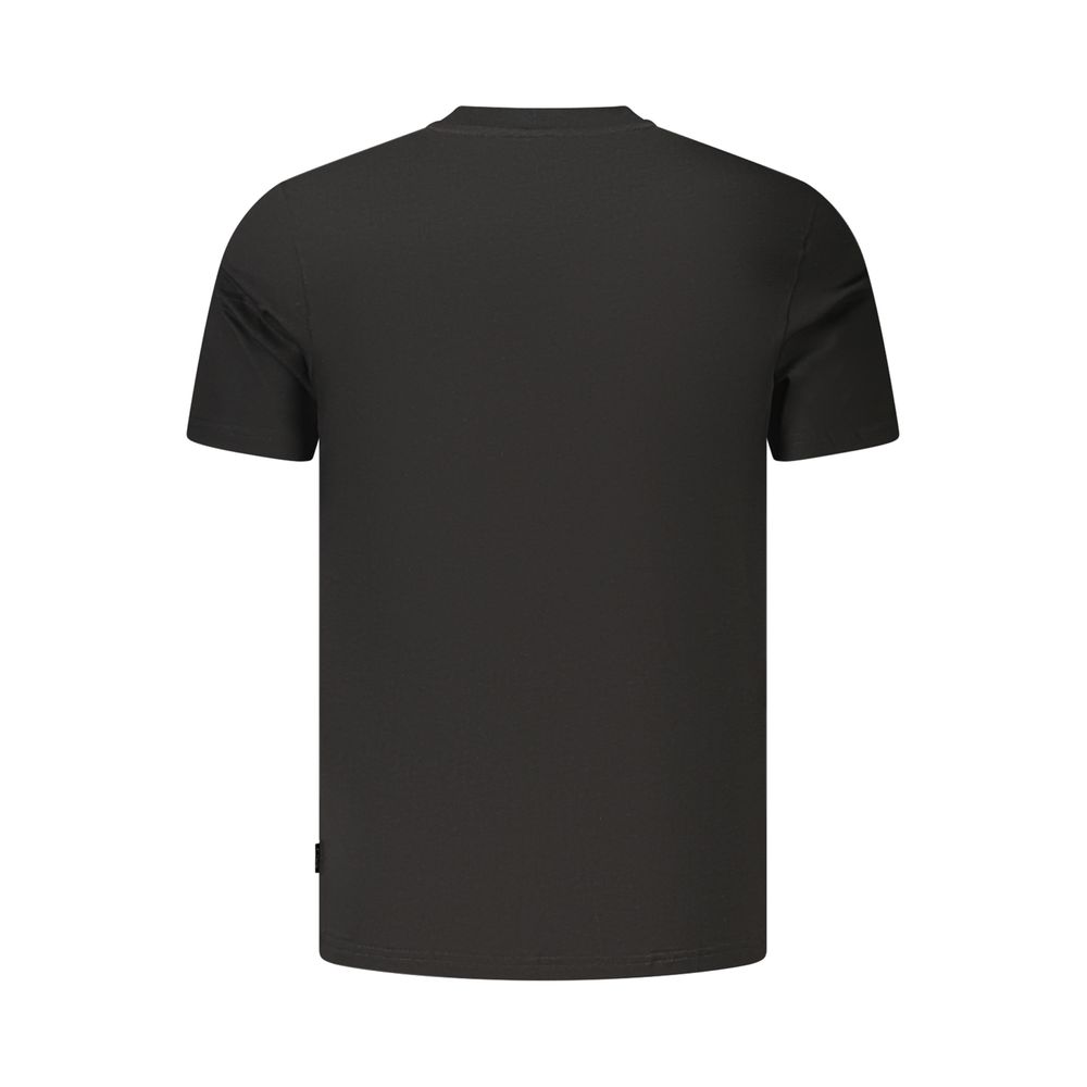 Fila Black Cotton Men's T-Shirt - Rifredi Design