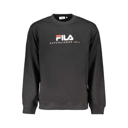 Fila Black Cotton Men's Valsera Sweatshirt