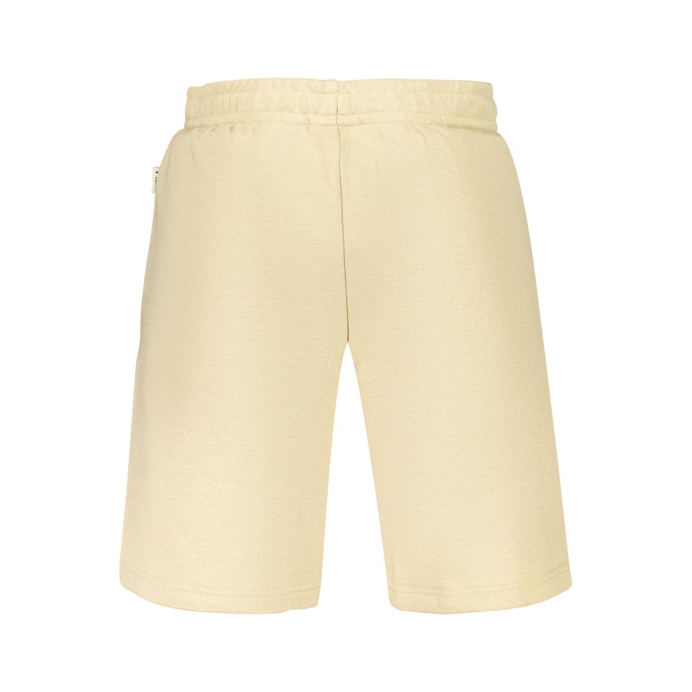 Fila Beige Cotton Men's Rifredi Sports Shorts