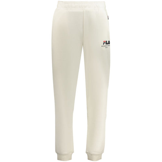 Fila Men's Valsara White Cotton Joggers