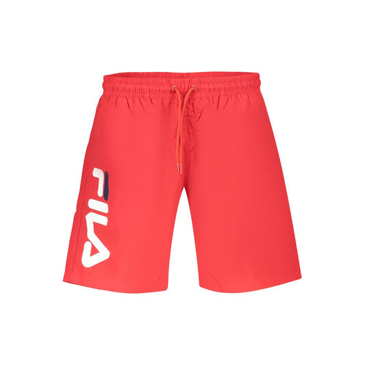 Fila Red Men's Caravello Swim Boxers