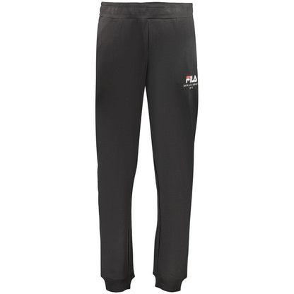 Fila Black Cotton Mens Joggers