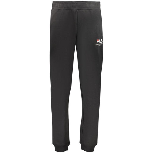 Fila Black Cotton Mens Joggers