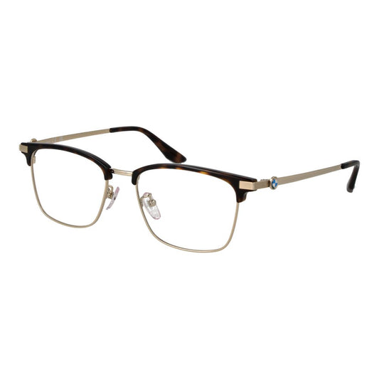 BMW Men's Gold Titanium Optical Glasses – Full-Rim Frames
