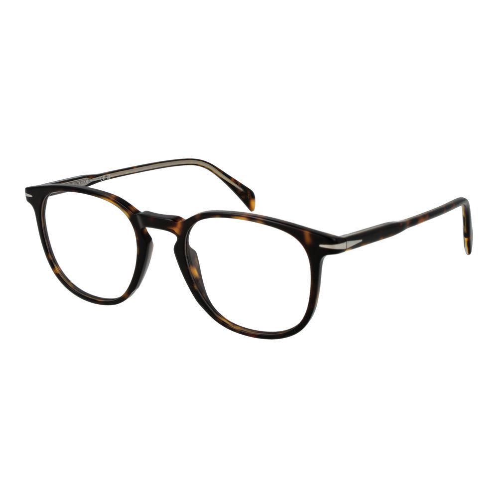 David Beckham Men’s Optical Glasses – Brown Rectangle Frame, 51mm