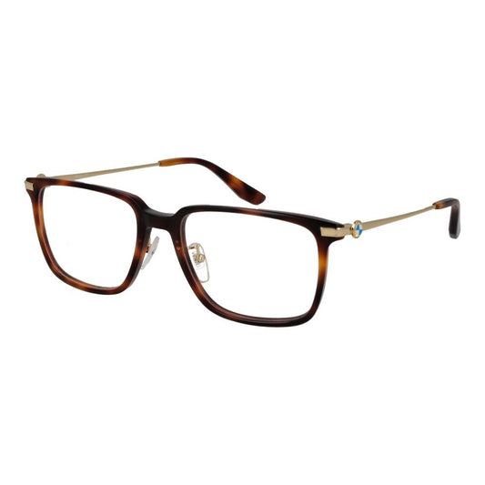 BMW Men's Optical Glasses – Brown Square Full-Rim Frames