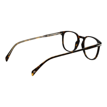 David Beckham Men’s Optical Glasses – Brown Rectangle Frame, 51mm