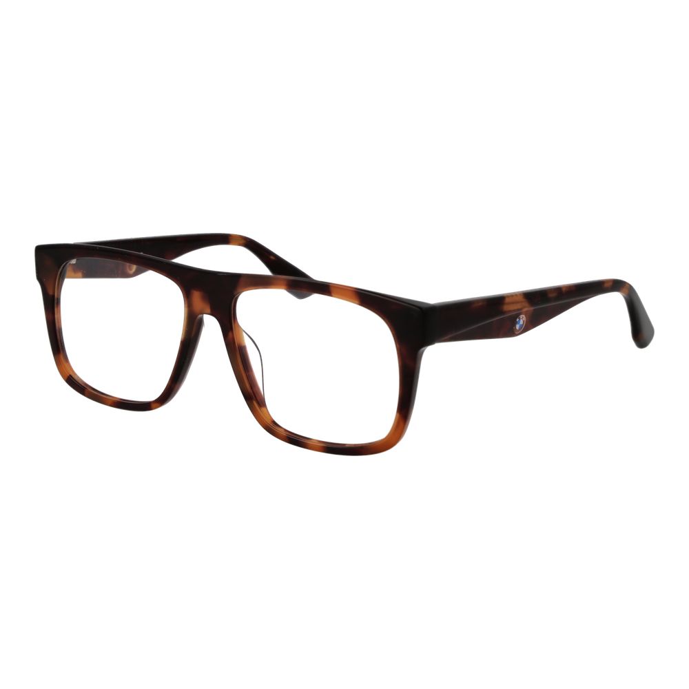 BMW Men’s Optical Glasses – Brown Full-Rim Frame, 55mm