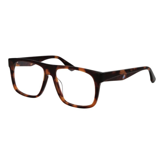 BMW Men’s Optical Glasses – Brown Full-Rim Frame, 55mm