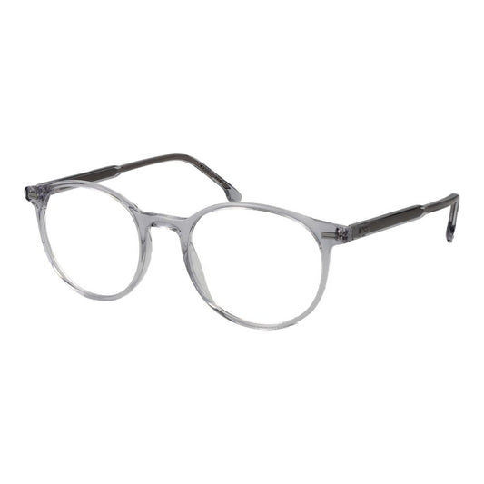 Hugo Boss Men's Gray Acetate Glasses – Panto Frame, 51mm