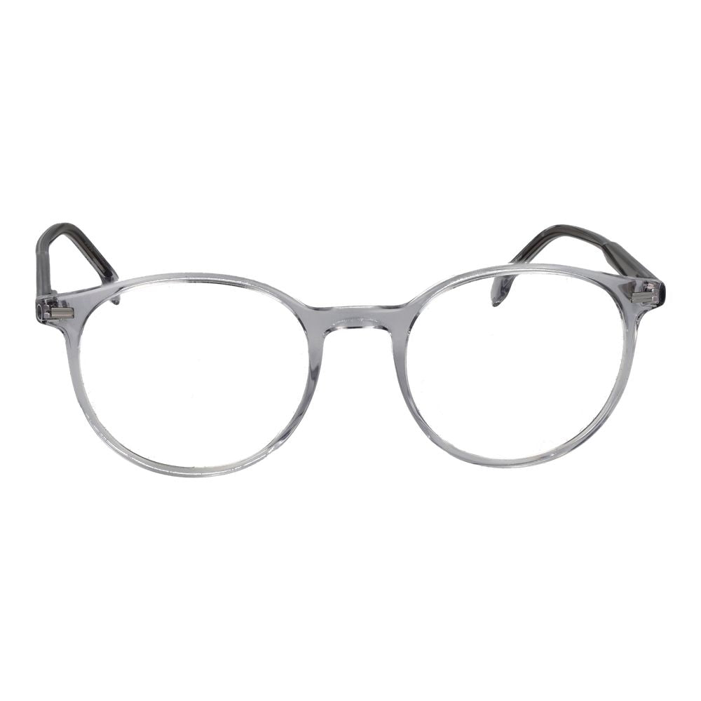 Hugo Boss Men's Gray Acetate Glasses – Panto Frame, 51mm