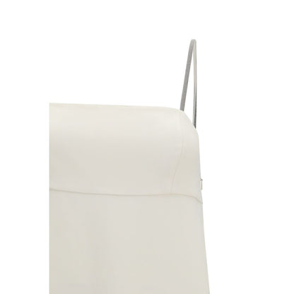 Brunello Cucinelli White Monili-detail Maxi Gown