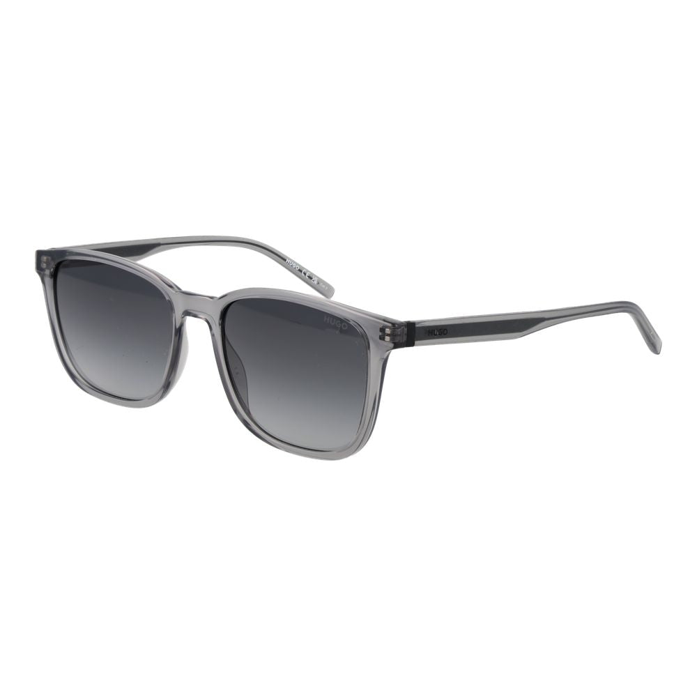Hugo Boss Men’s Sunglasses – Grey Square Frame, Gradient Lenses