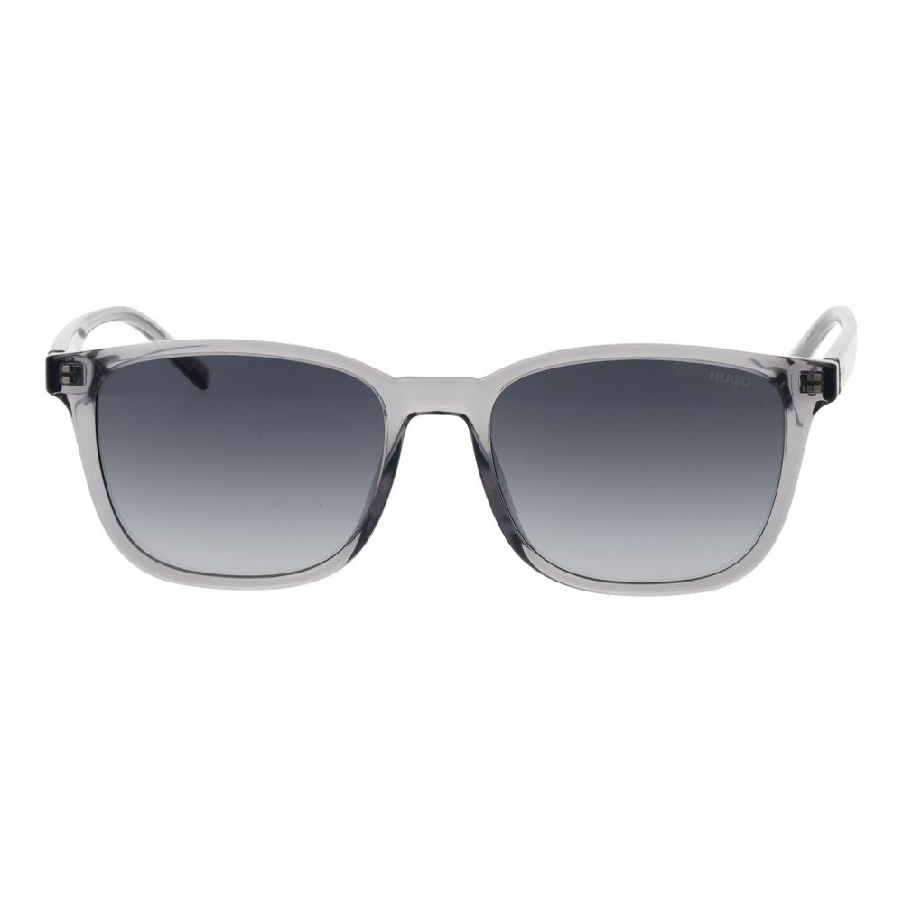Hugo Boss Men’s Sunglasses – Grey Square Frame, Gradient Lenses