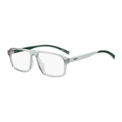 Hugo Boss Men's Optical Glasses – Gray Rectangle Frame, 55mm