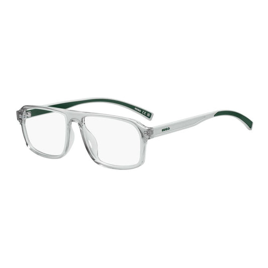 Hugo Boss Men's Optical Glasses – Gray Rectangle Frame, 55mm