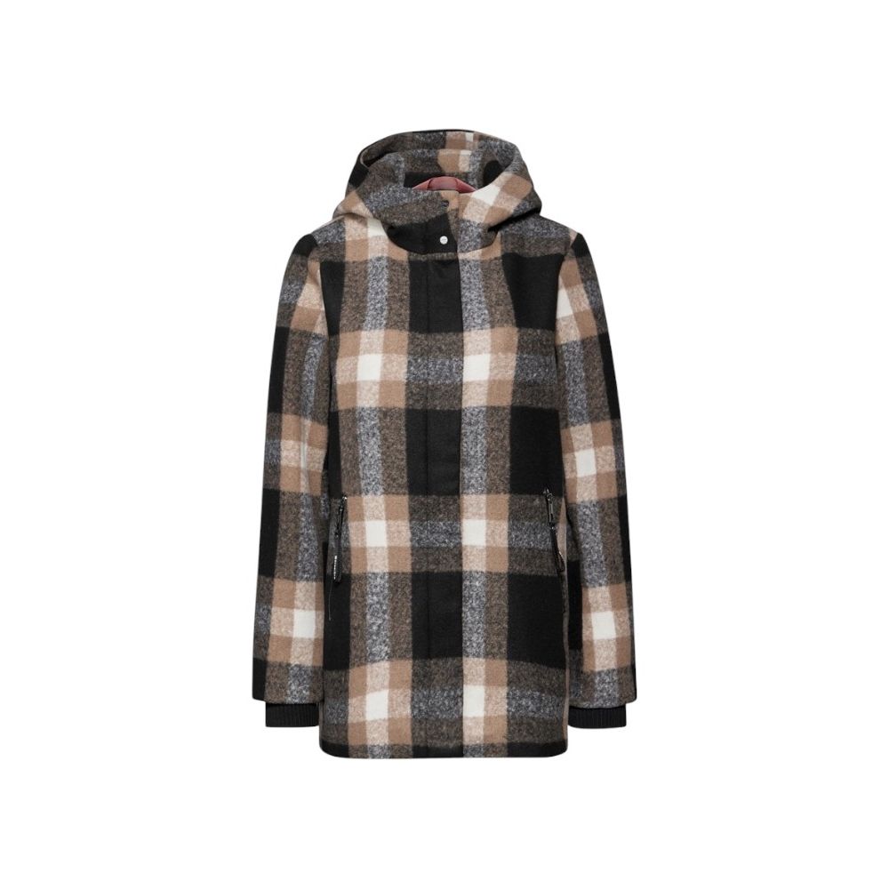 Street One Beige Polyester Coat for Women
