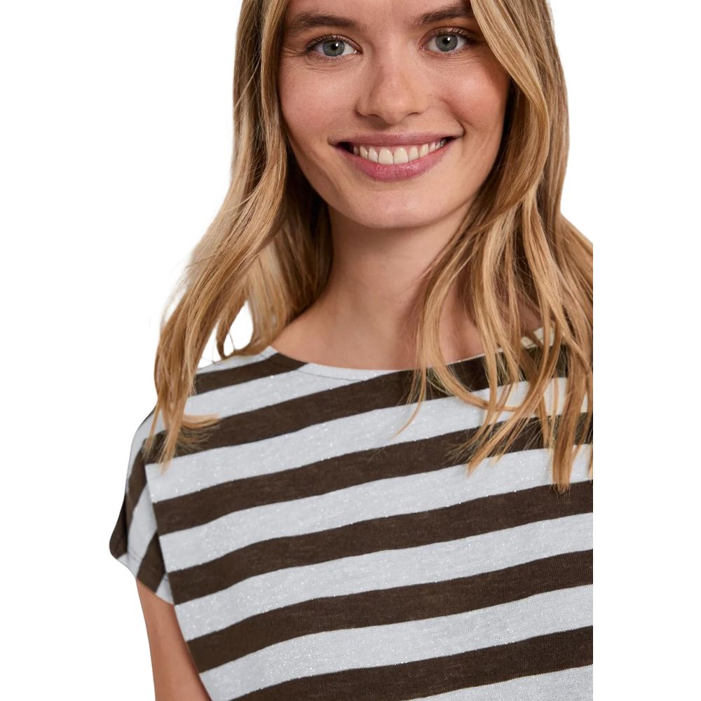 Street One Big Shiny Stripe T-Shirt