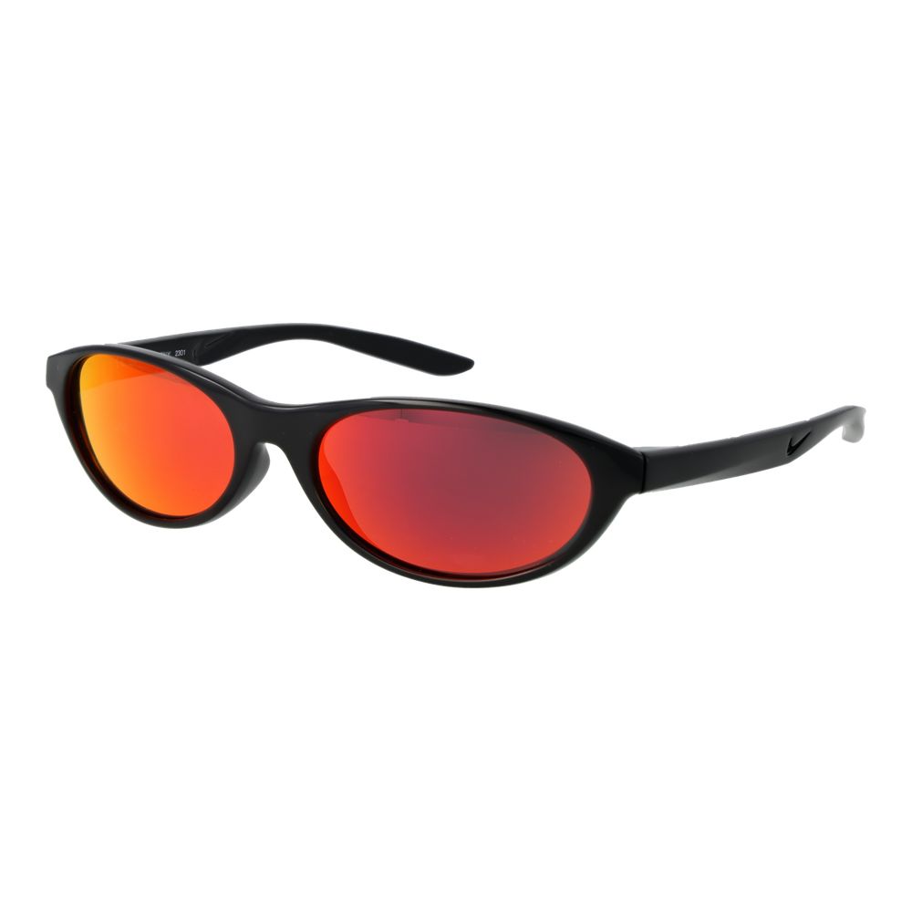 Nike Black Plastic Sunglasses with Mirrored Lenses