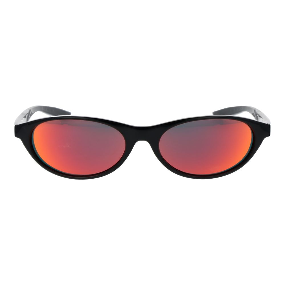 Nike Black Plastic Sunglasses with Mirrored Lenses