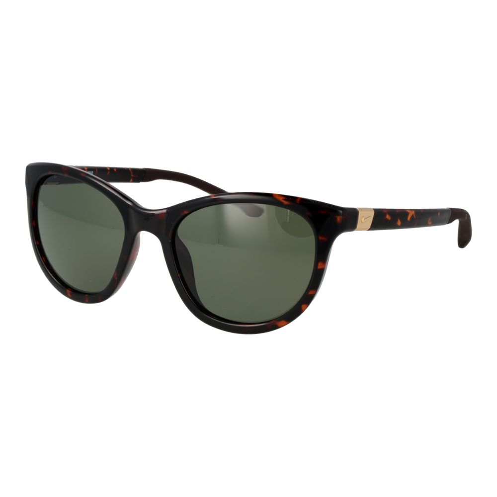 Nike Women's Brown Plastic Cat Eye Sunglasses