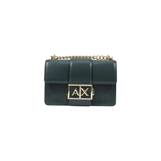 Armani Exchange Green Polyester Handbag – MESSENGER BAG XW000071 AF12039