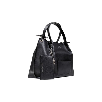 Armani Exchange Black Polyester Handbag - Stylish and Versatile