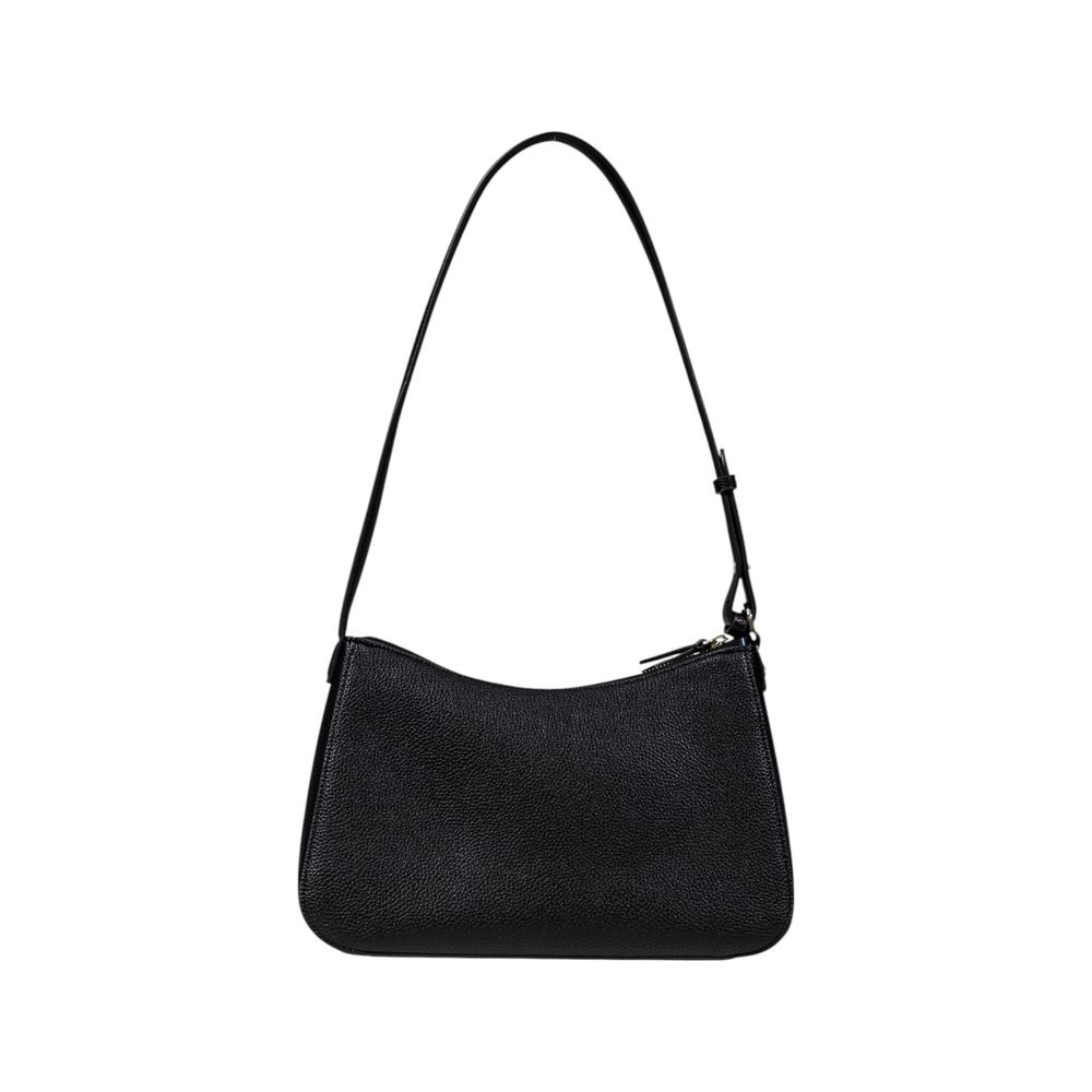 Armani Exchange Black Polyester Handbag - Stylish Medium Shoulder Bag