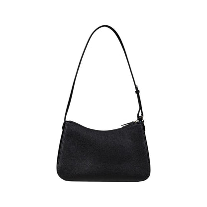 Armani Exchange Black Polyester Handbag - Stylish Medium Shoulder Bag