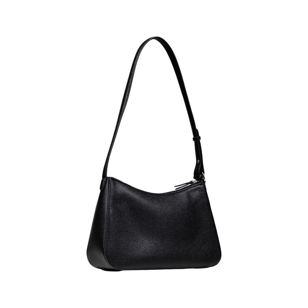 Armani Exchange Black Polyester Handbag - Stylish Medium Shoulder Bag