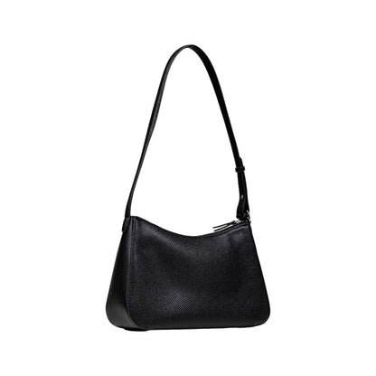 Armani Exchange Black Polyester Handbag - Stylish Medium Shoulder Bag