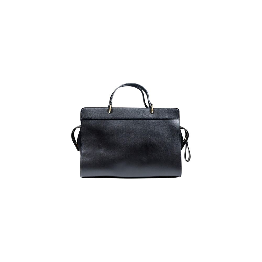 Armani Exchange Black Polyester Handbag - Stylish and Practical Shopping Bag
