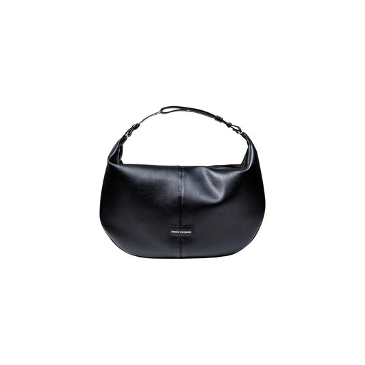 Armani Exchange Black Polyester Handbag - SHOULDER BAG XW001573 AF15632