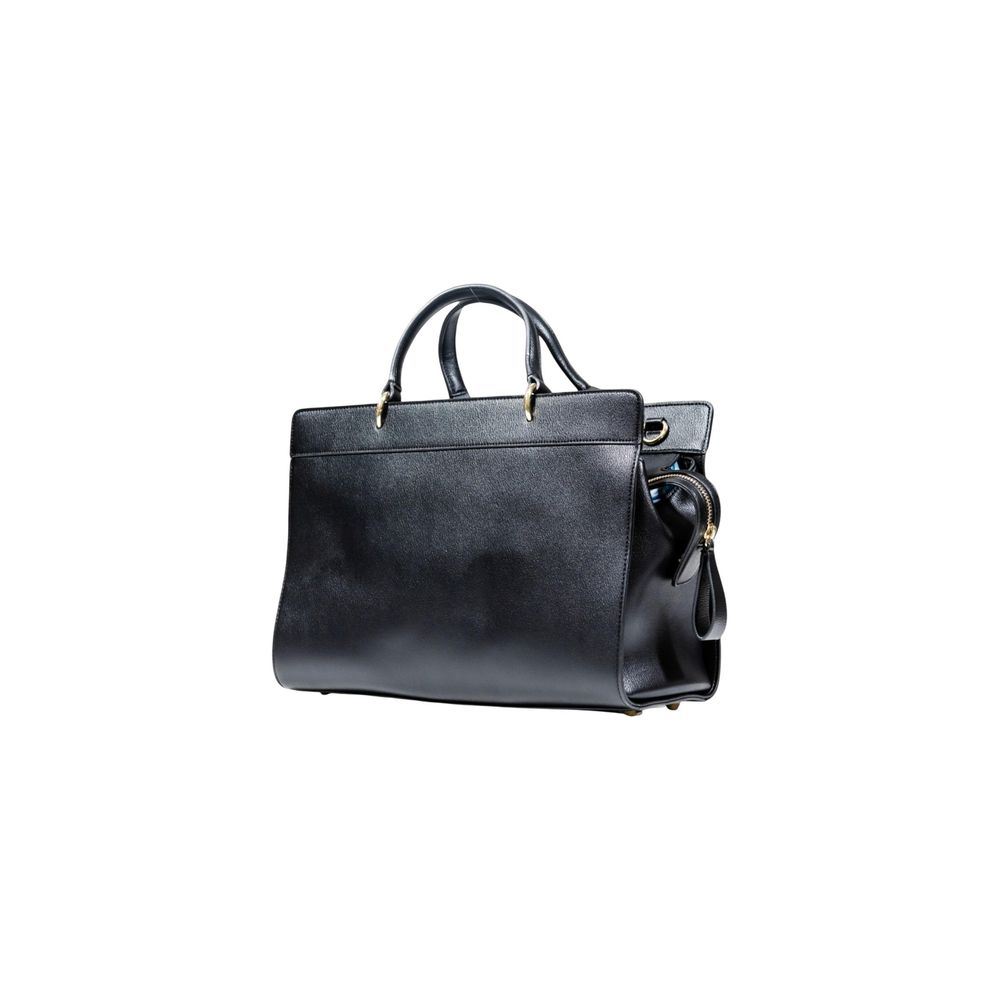 Armani Exchange Black Polyester Handbag - Stylish and Practical Shopping Bag