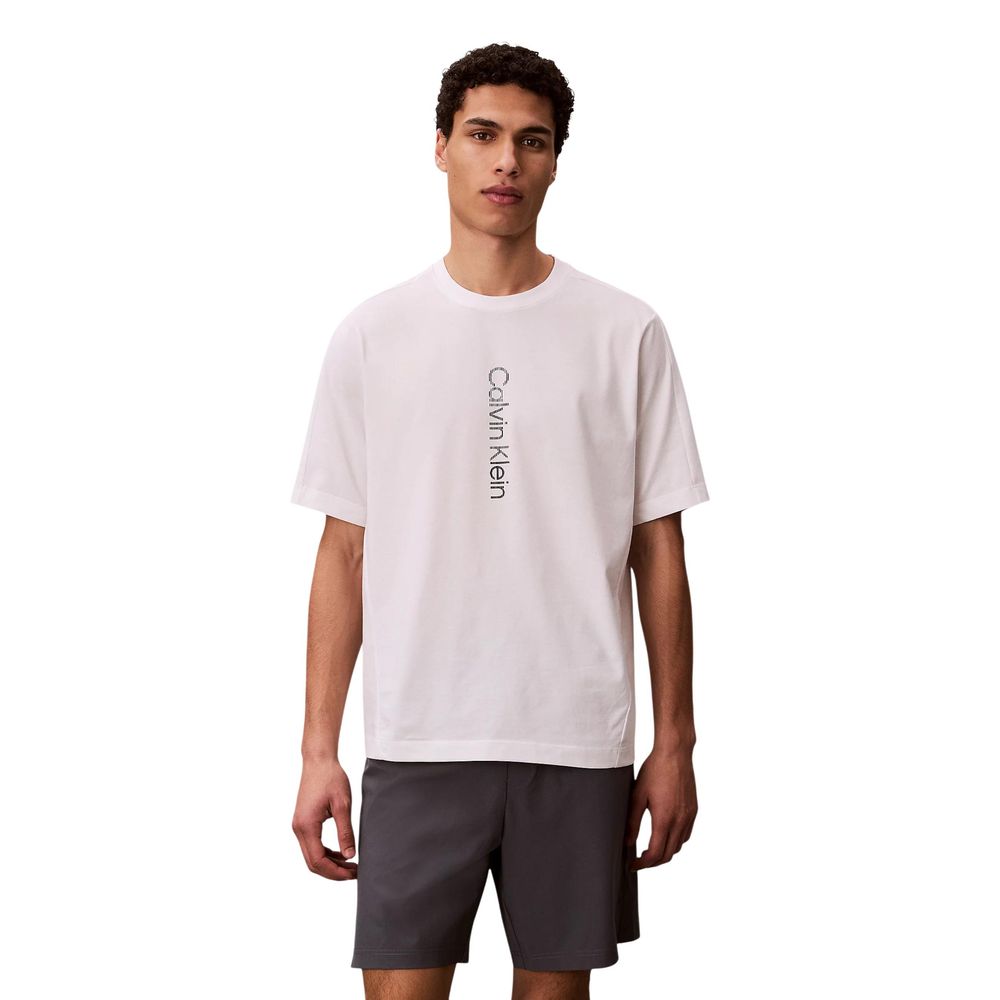 Calvin Klein Sport White Cotton Short-Sleeved T-Shirt