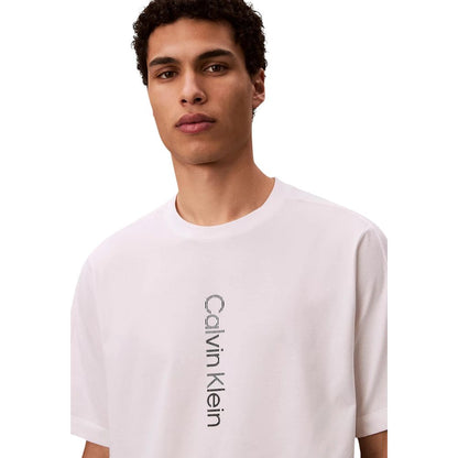 Calvin Klein Sport White Cotton Short-Sleeved T-Shirt