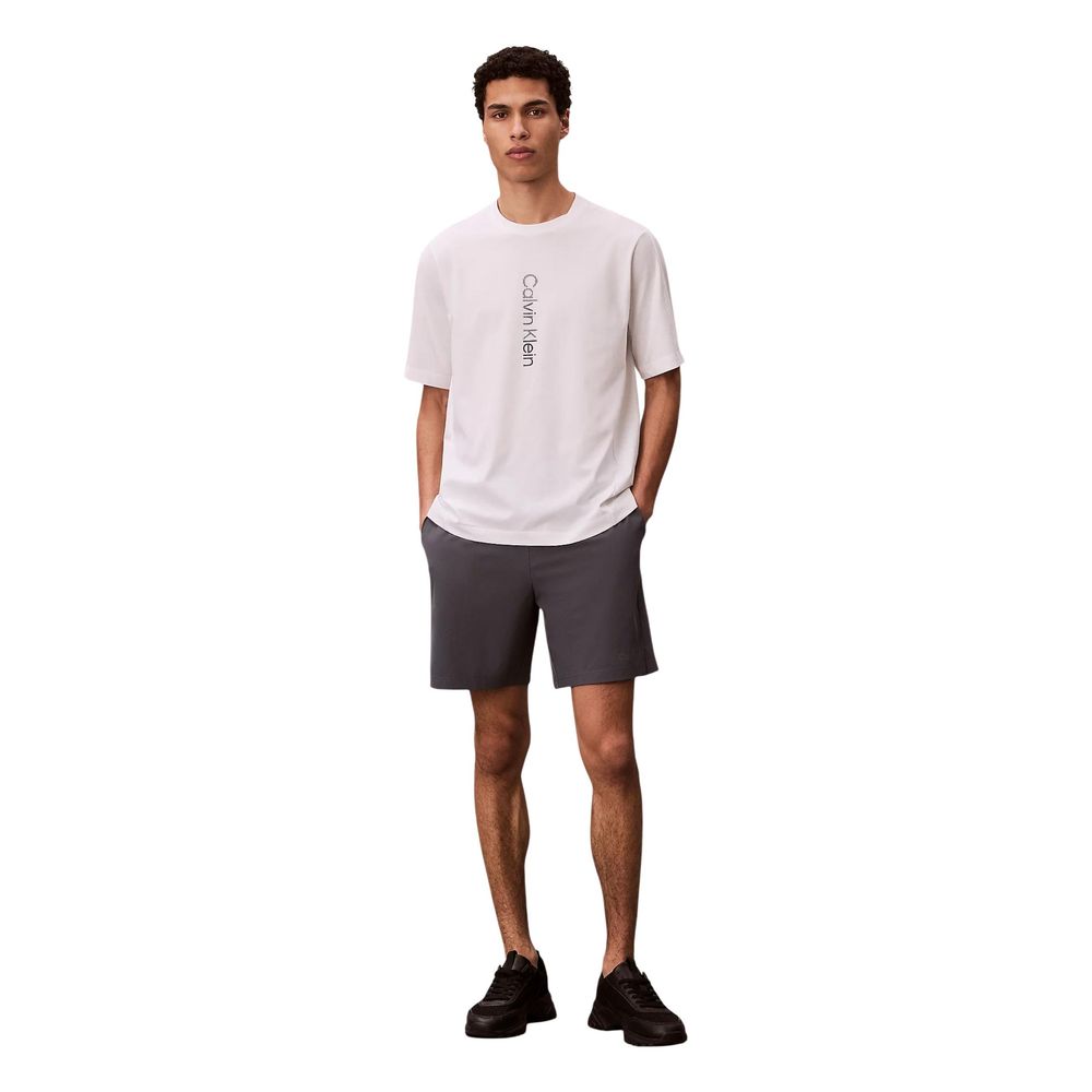 Calvin Klein Sport White Cotton Short-Sleeved T-Shirt