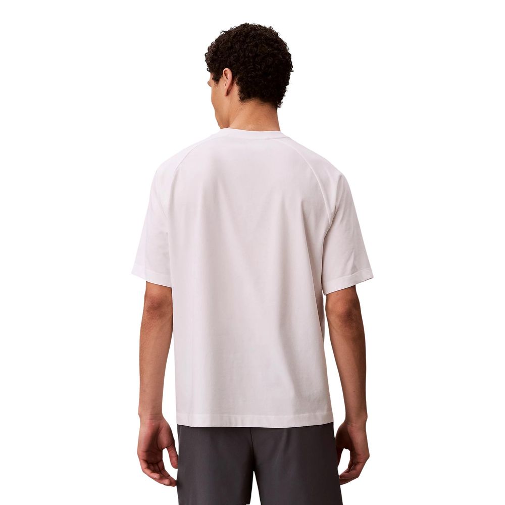 Calvin Klein Sport White Cotton Short-Sleeved T-Shirt