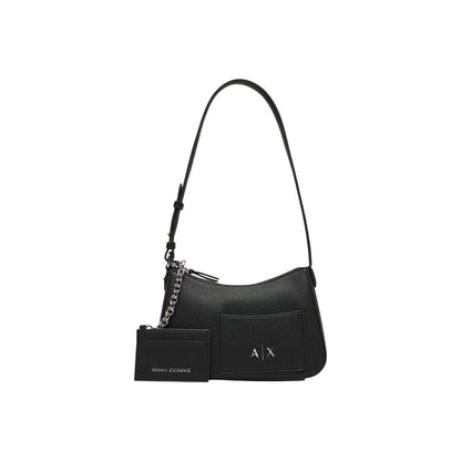 Armani Exchange Black Polyester Handbag XW001571 AF15625